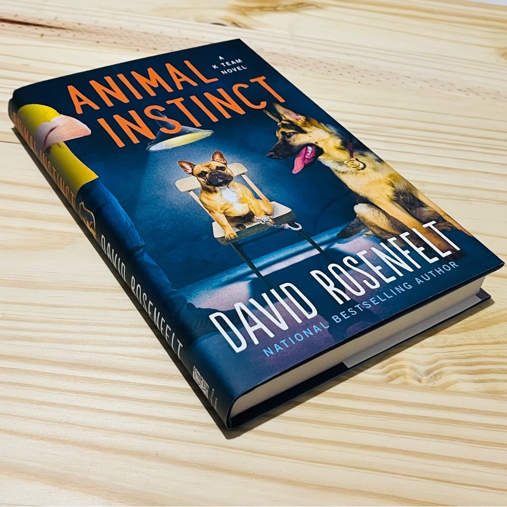 Animal Instinct: A K Team Novel by David Rosenfelt, Hardcover (St Martins, 2021) - Picture 3 of 3